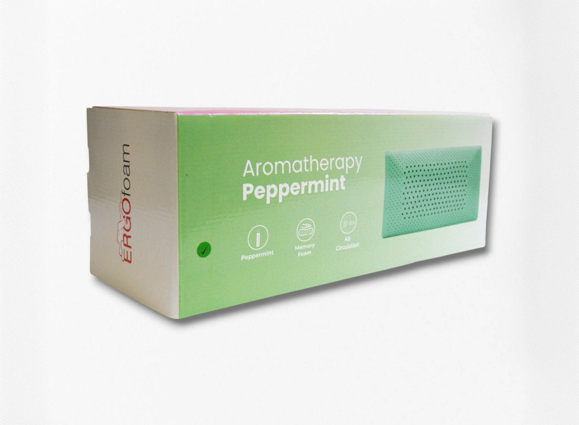 Подушка ортопедична Ergo Foam 60x40x16 см. Visko Aroma Therapy Peppermint