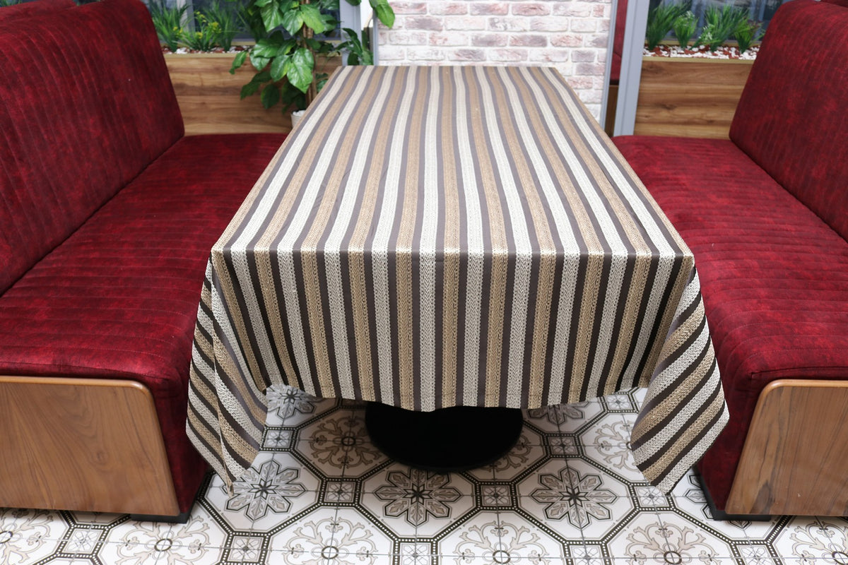 Cкатертина жакардова Kayra Strip 160×285 cм