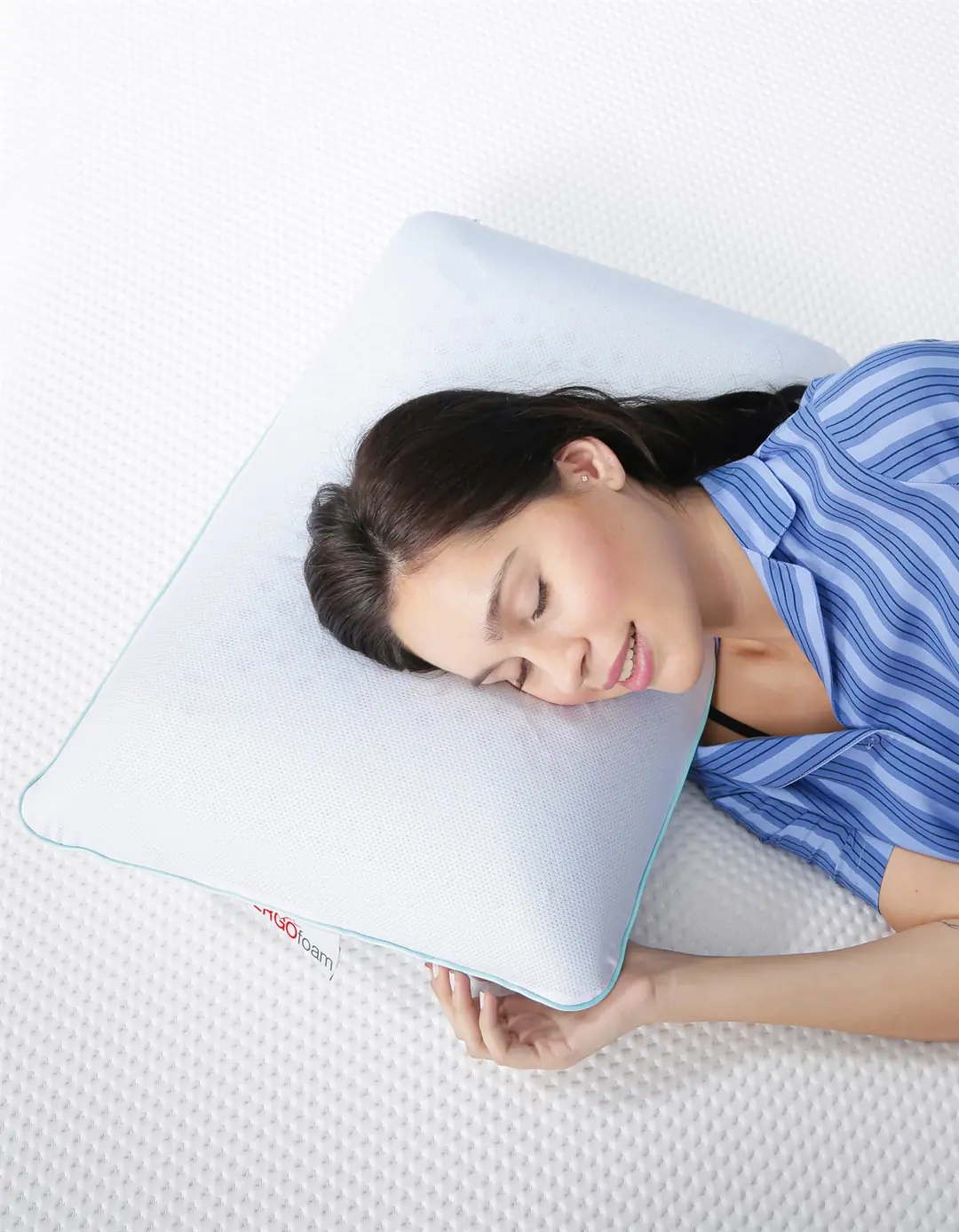 Подушка ортопедична Ergo Foam 60x40x16 см. Visko Aroma Therapy Peppermint