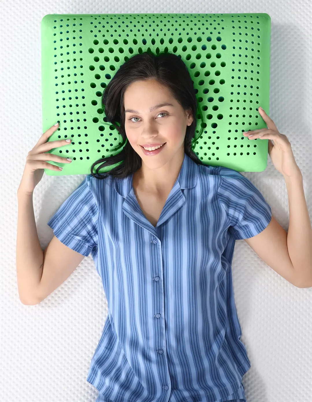 Подушка ортопедична Ergo Foam 60x40x16 см. Visko Aroma Therapy Peppermint