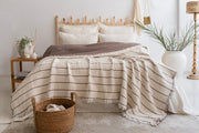 Муслінове покривало Saheser Sante 160 х 240 см. Brown