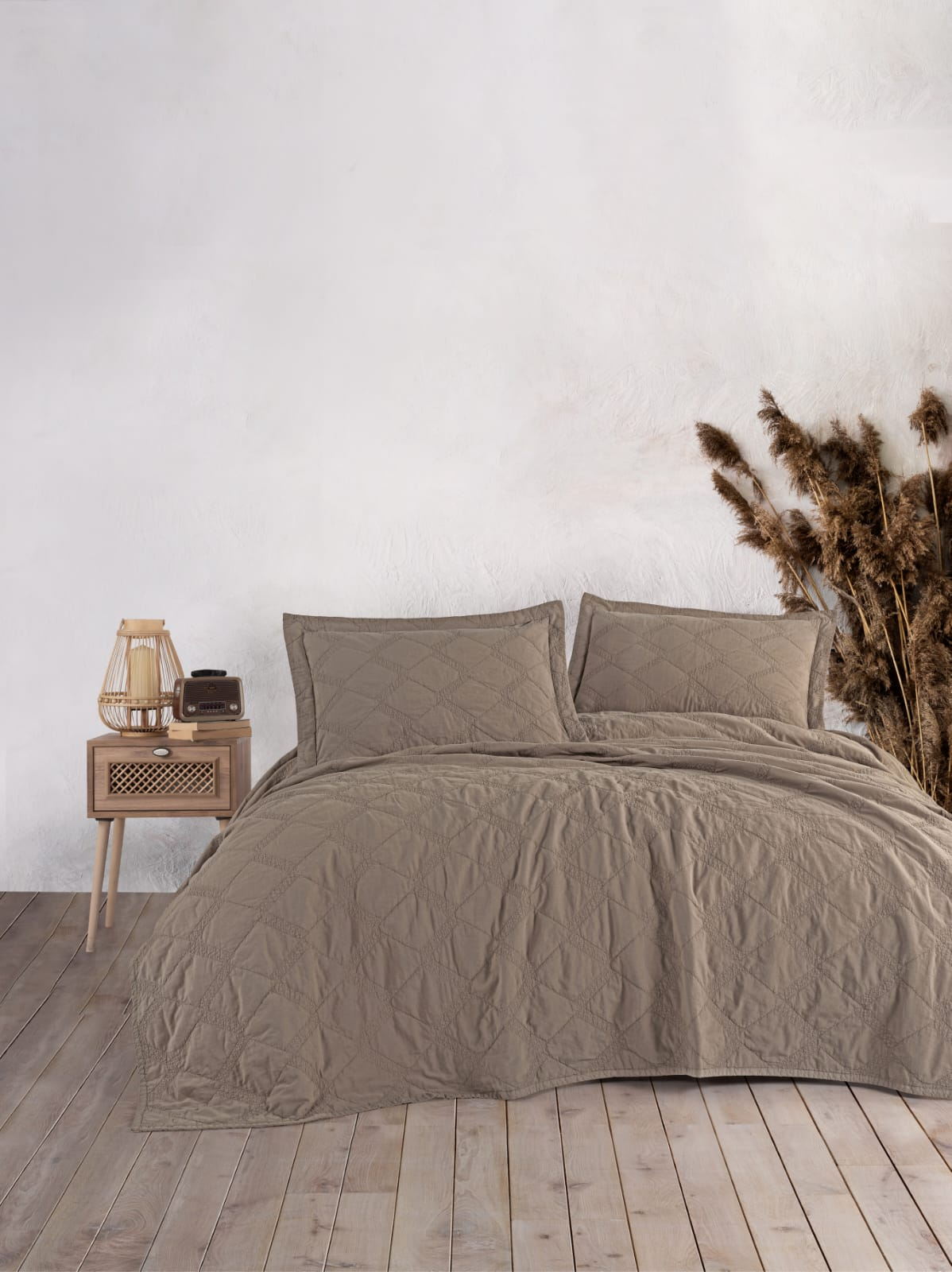 Покривало з наволочками Maribor Natural Creations 240 х 260 см. Mink