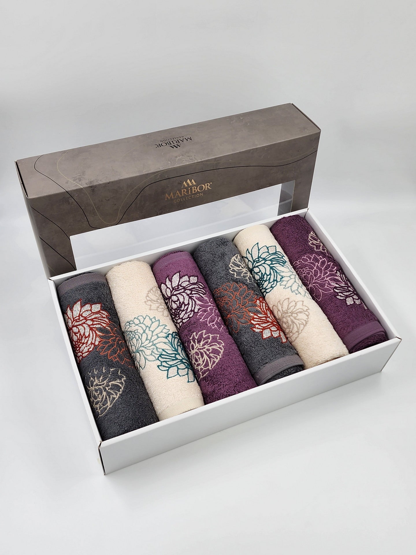 Подарунковий набір рушників Maribor 50х90 см, лицеві 6 шт. Siena