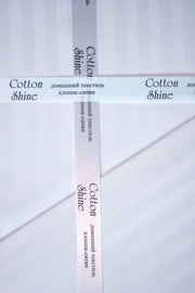Постільна білизна Cotton Shine Stripe Satin 160х220 Beyaz