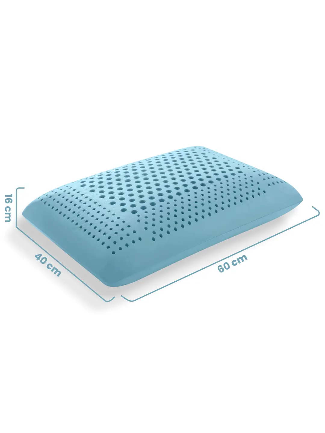 Подушка ортопедична Ergo Foam 60x40x16 см. Visko Aroma Therapy Ocean Puff