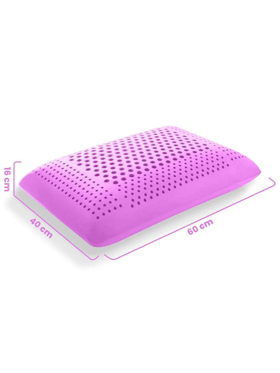 Подушка ортопедична Ergo Foam 60x40x16 см. Visko Aroma Therapy Lavender