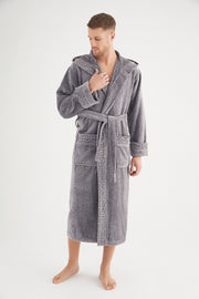 Чоловічий халат Nusa 1390 - L/XL (46-48), Сірий