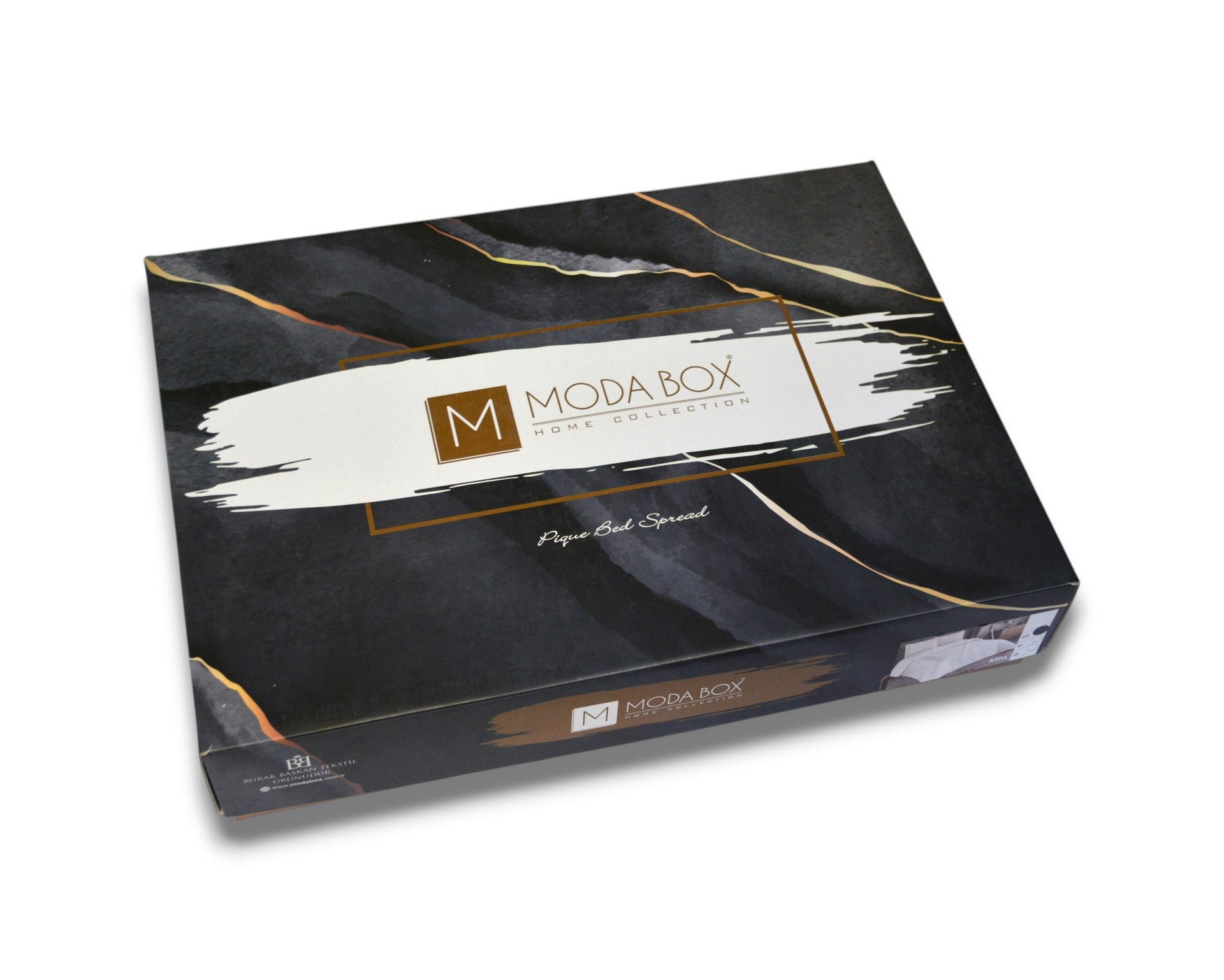 Покривало з наволочками Modabox 240 x 260 см Nida Krem