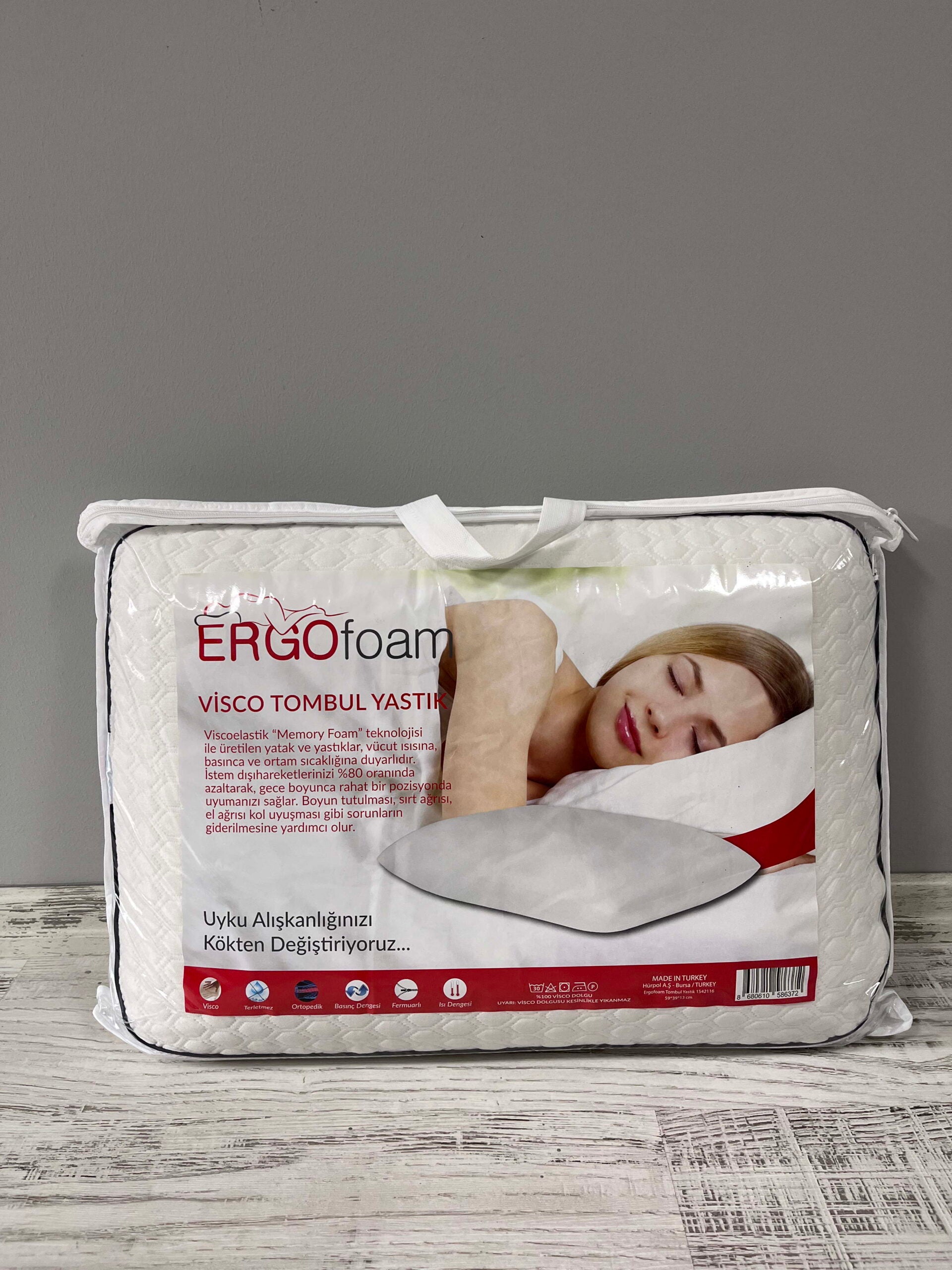 Подушка ортопедична Ergo Foam Visco 60x40x13 см L Plump