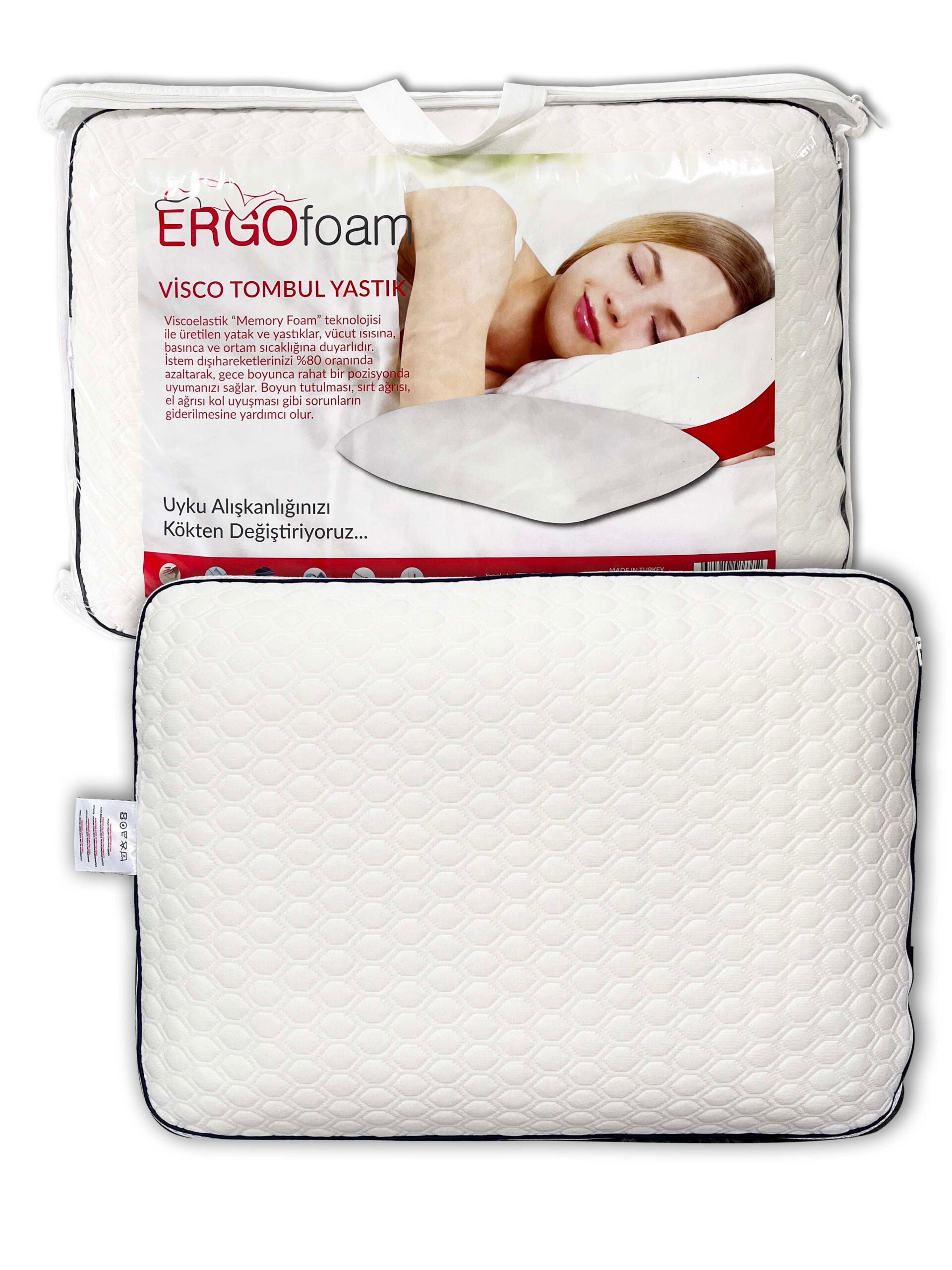 Подушка ортопедична Ergo Foam Visco 60x40x13 см L Plump