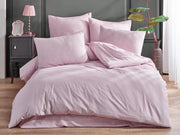 Постільна білизна Venica Mascuse Satin 200х220 см, простирадло 180х200+30 см Pudra