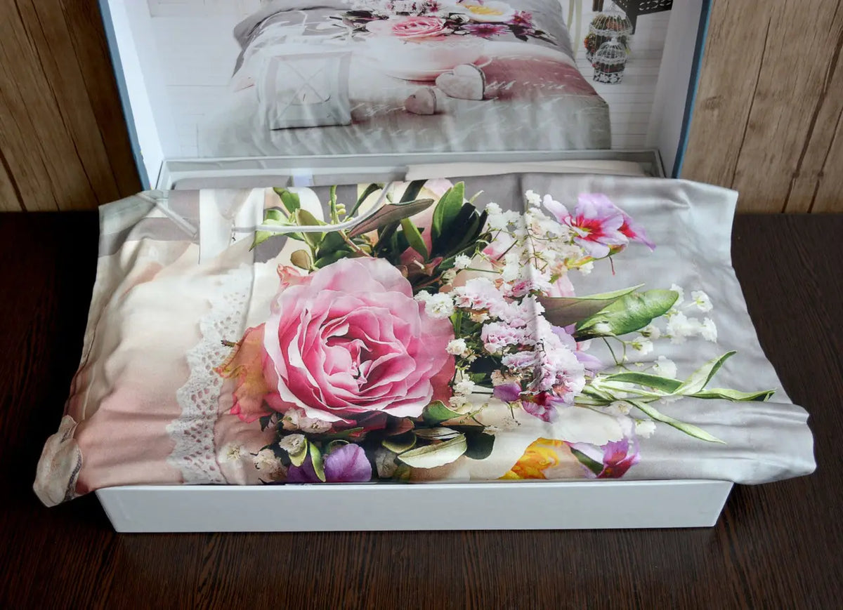 Постільна білизна First Choice 3D Satin 160x220 Andrea