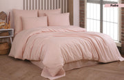 Постільна білизна Cotton Shine Stripe Satin 160х220 Pudra