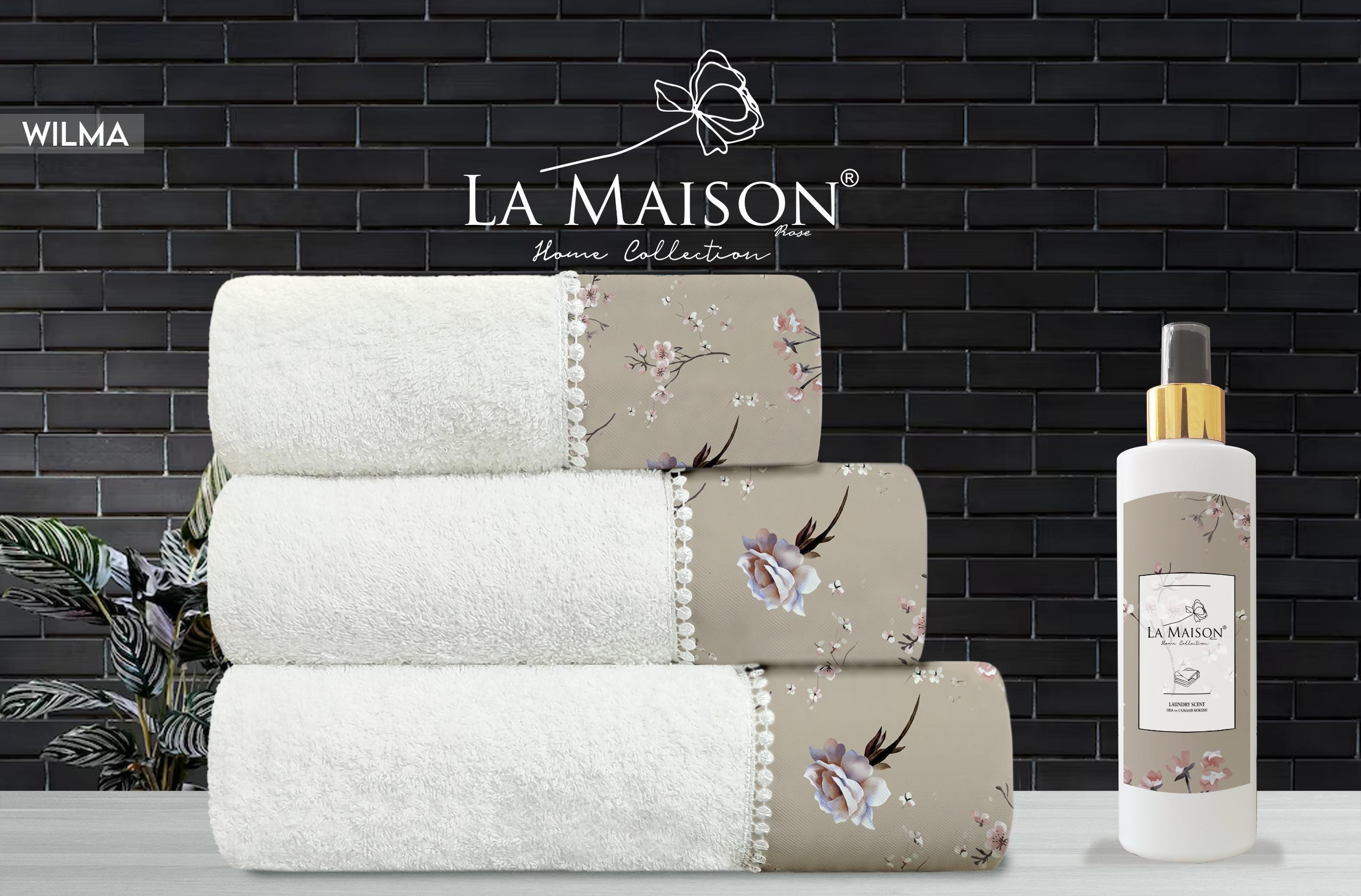 Подарунковий набір рушників La Maison, 3 шт. з ароматом Wilma