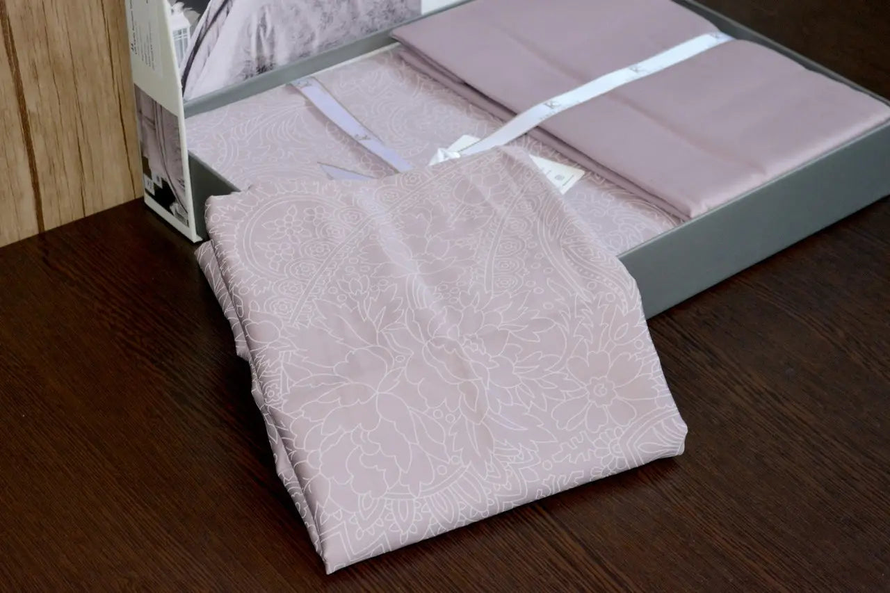 Постільна білизна First Choice Cotton Satin 160х220  Neva Lavender
