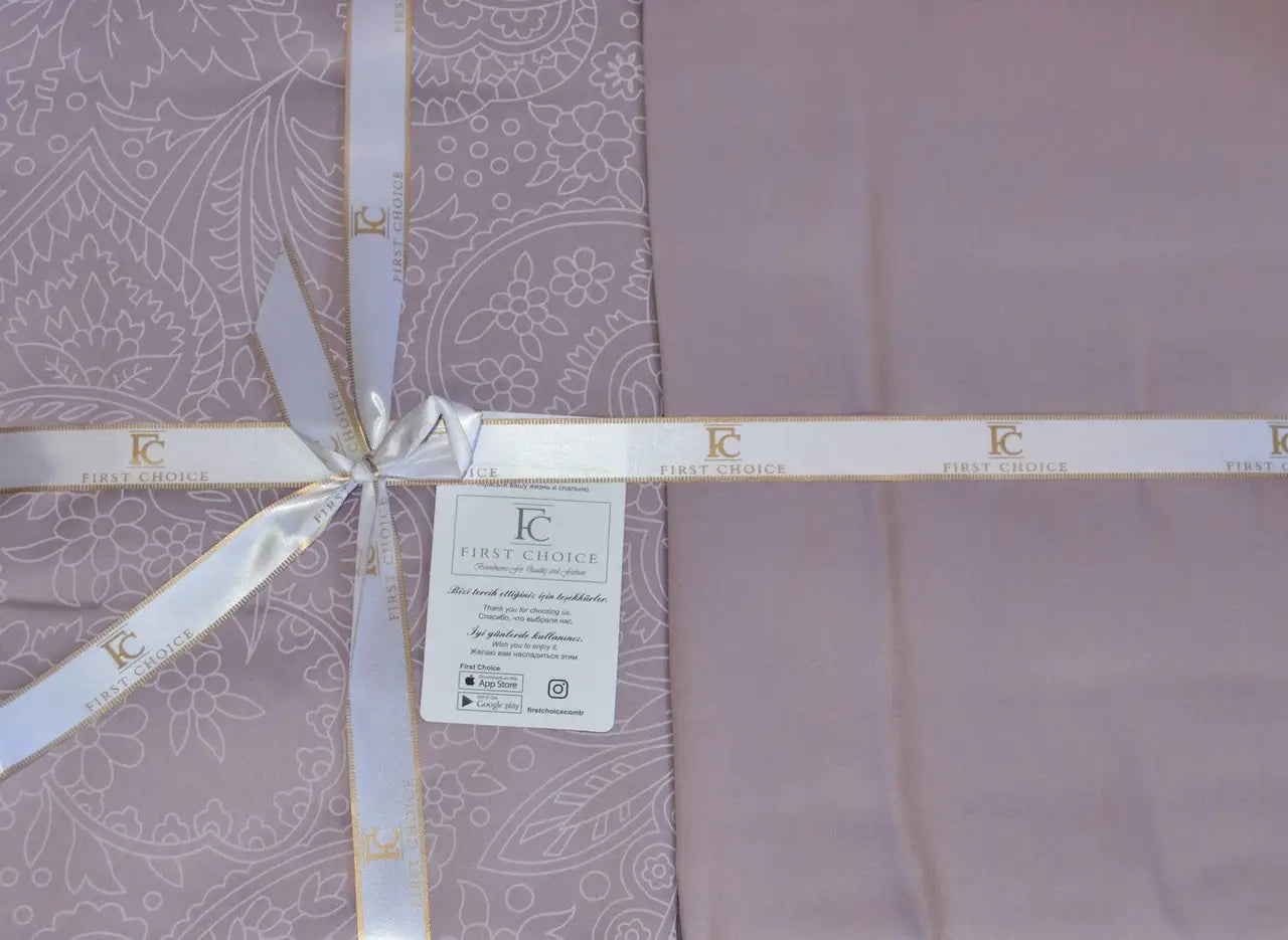 Постільна білизна First Choice Cotton Satin 160х220  Neva Lavender