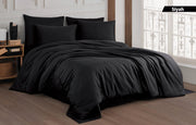 Постільна білизна Cotton Shine Stripe Satin 160х220 Siyah