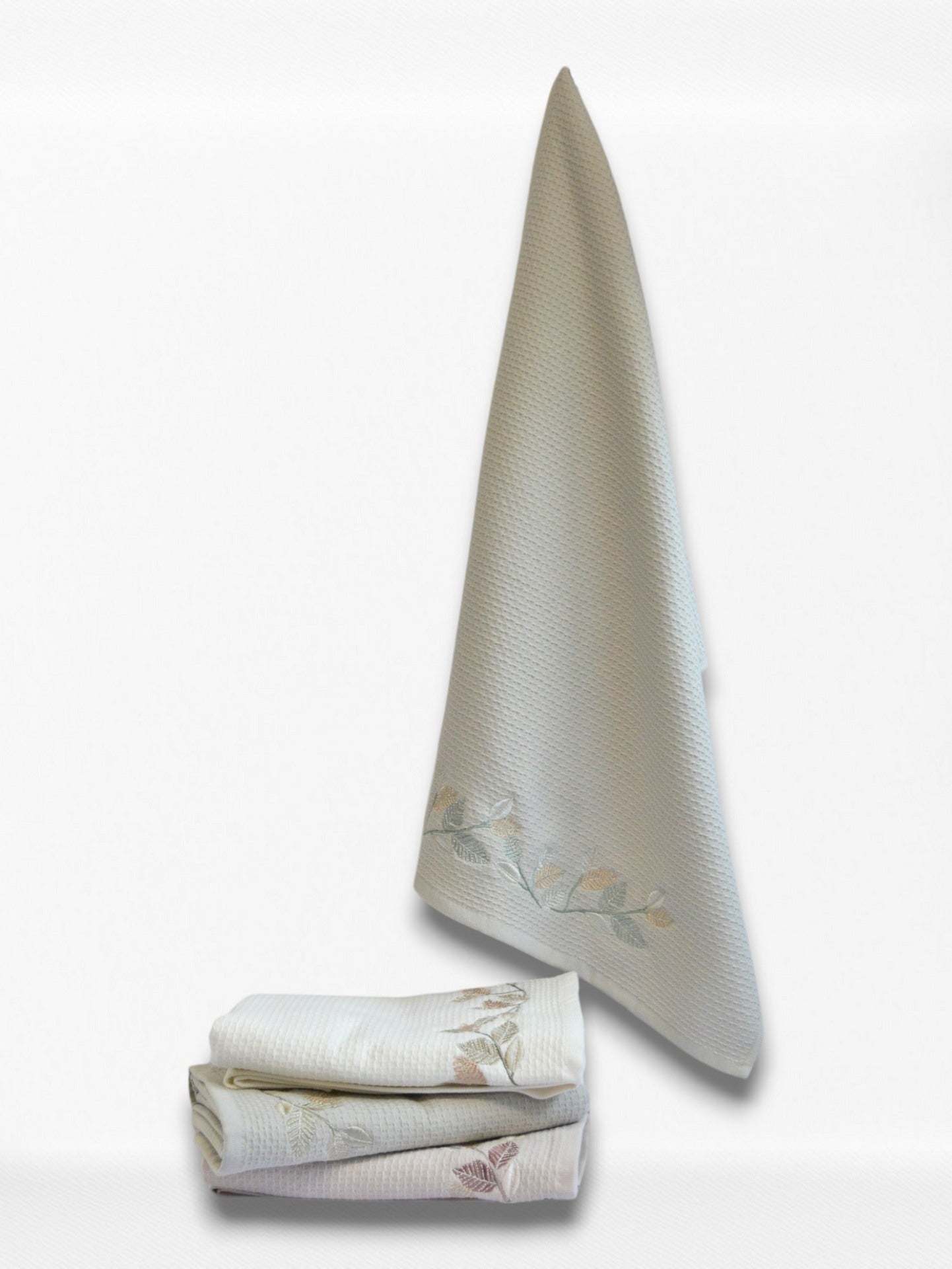 Набір рушників з вишивкою Pupilla 70 х 140 см. Milan Leaf