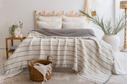 Муслінове покривало Saheser Sante 160 х 240 см. Grey