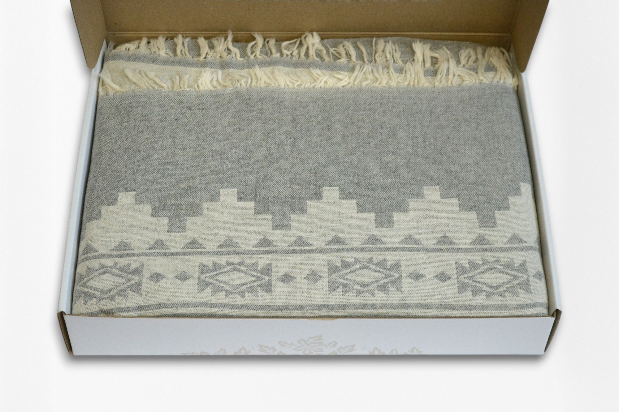 Муслінове покривало Kayra 210×250 см MP6, Сіре