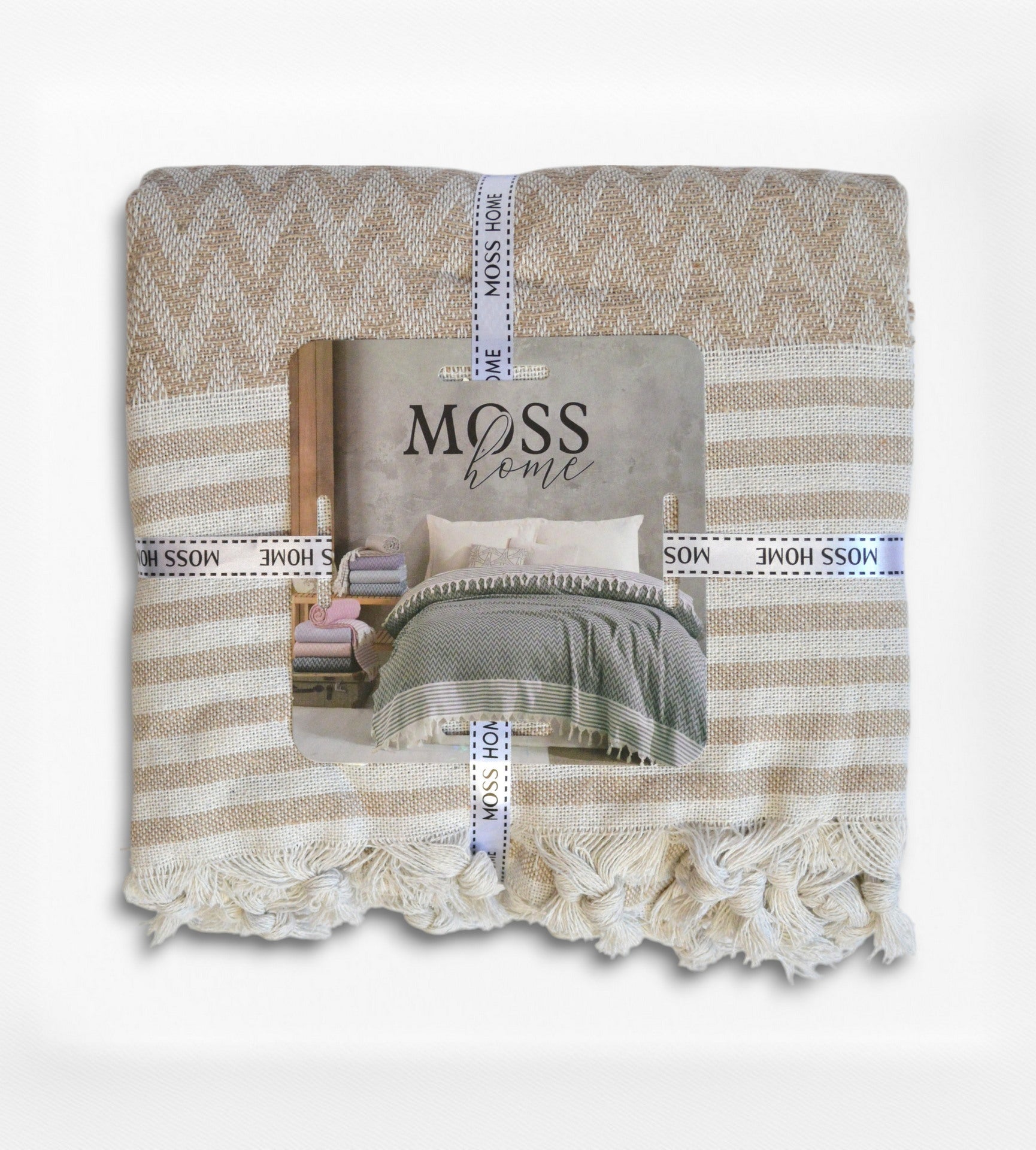 Бавовняне покривало Moss 210 x 230 см. Miray
