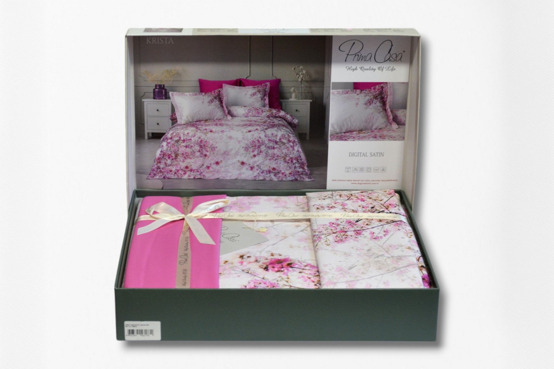 Комплект постільної білизни Prima Casa Digital Satin 200 х 220 см Krista