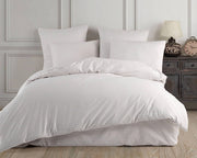 Постільна білизна Venica Mascuse Satin 200х220 см, простирадло 160х220+30 см Stone