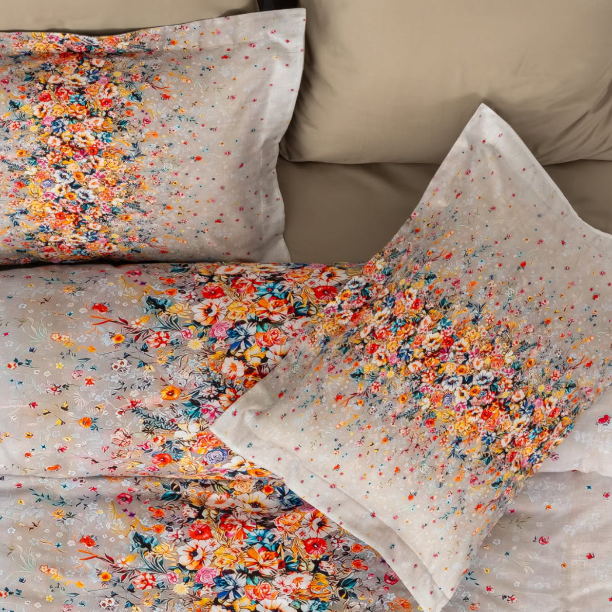 Комплект постільної білизни Prima Casa Digital Satin 200 х 220 см. Linya