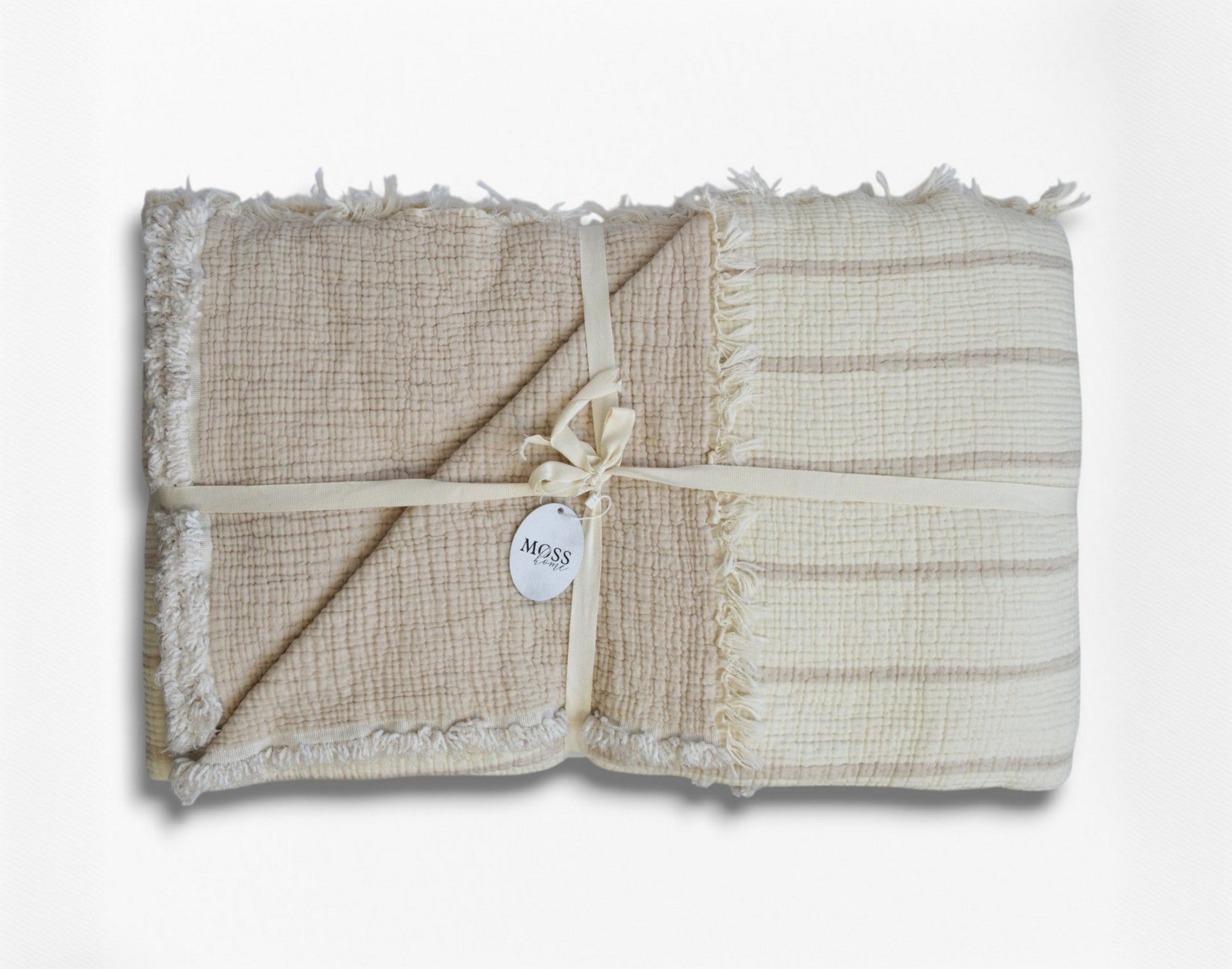 Муслінове покривало Moss Exclusive Muslin 170 х 230 см. Bej