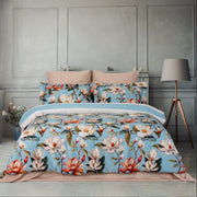 Комплект постільної білизни Prima Casa Digital Satin 200 х 220 см. Magnolya Blue