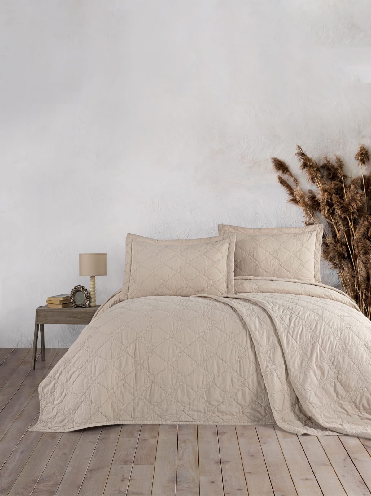 Покривало з наволочками Maribor Natural Creations 240 х 260 см. Beige