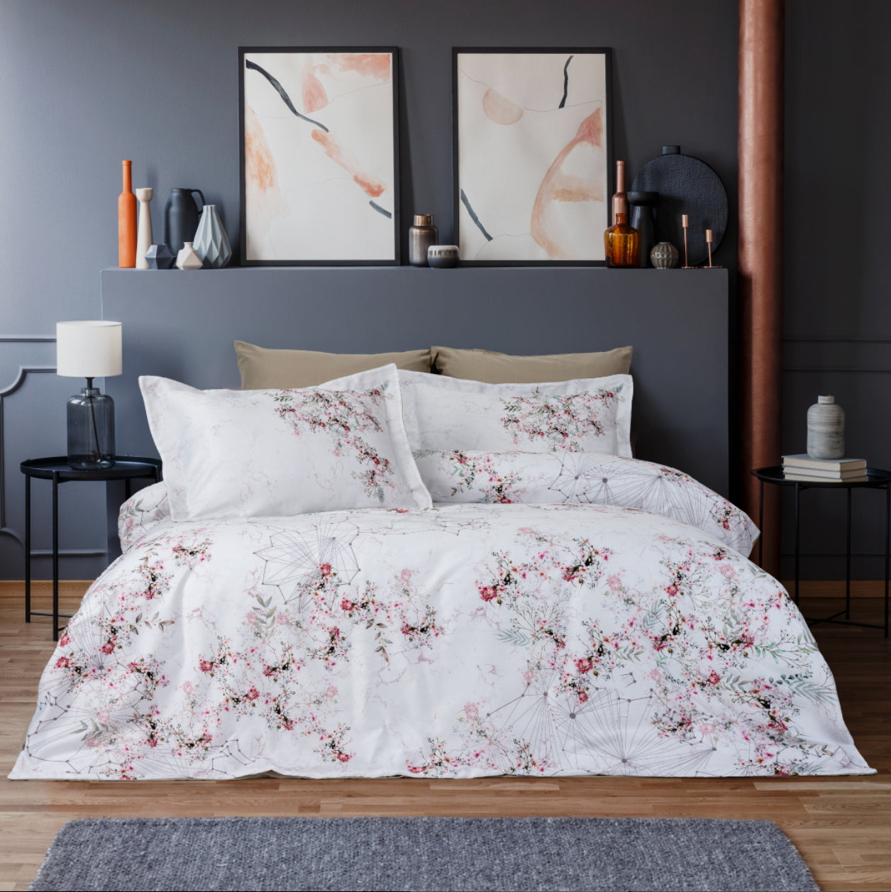 Комплект постільної білизни Prima Casa Digital Satin 200 х 220 см. Marbella