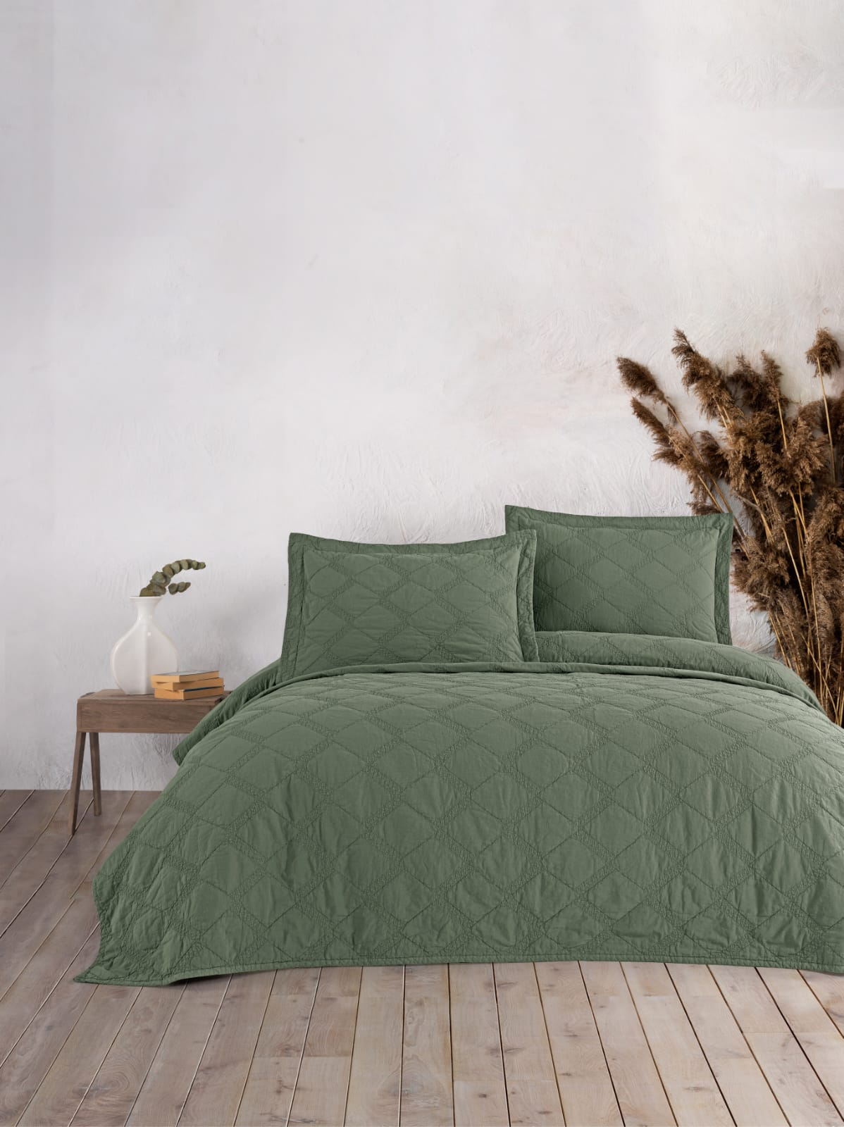 Покривало з наволочками Maribor Natural Creations 240 х 260 см. Green