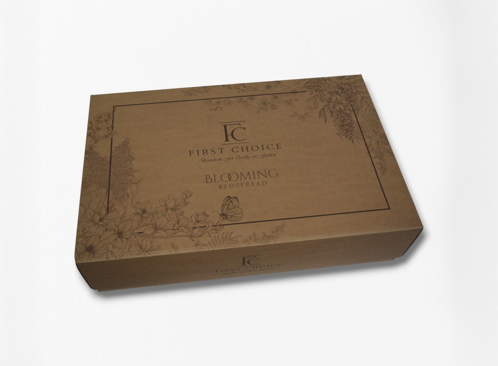 Муслінове покривало з наволочками First Choice Blooming 240 х 260 см. Rodya Grey