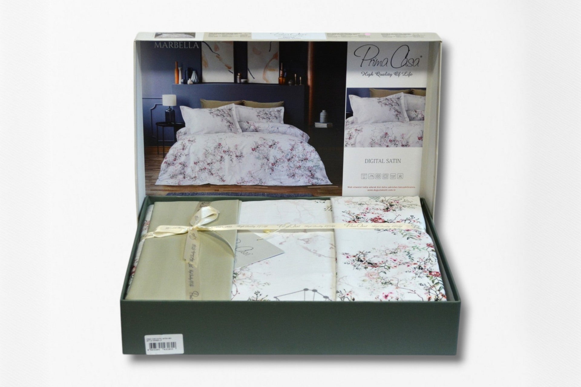 Комплект постільної білизни Prima Casa Digital Satin 200 х 220 см. Marbella