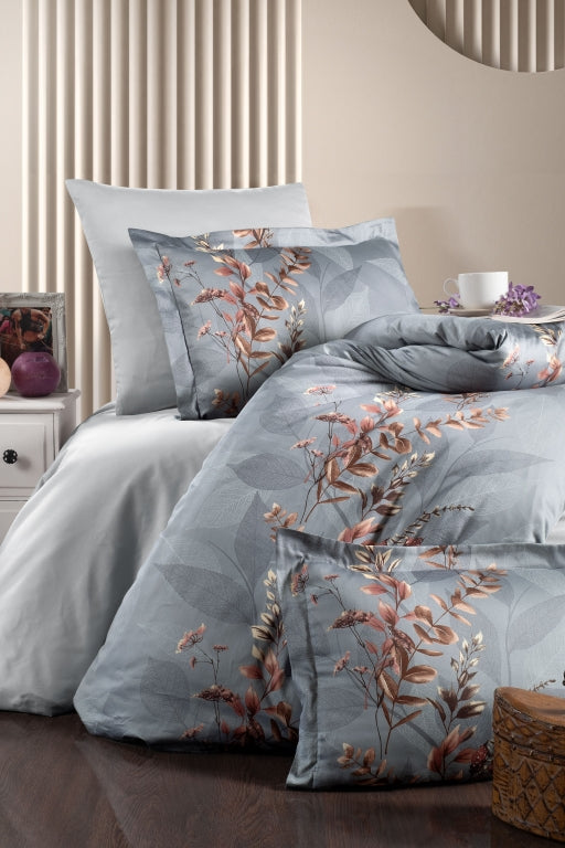 Постільна білизна First Choice Cotton Satin 200х220 Albert Grey