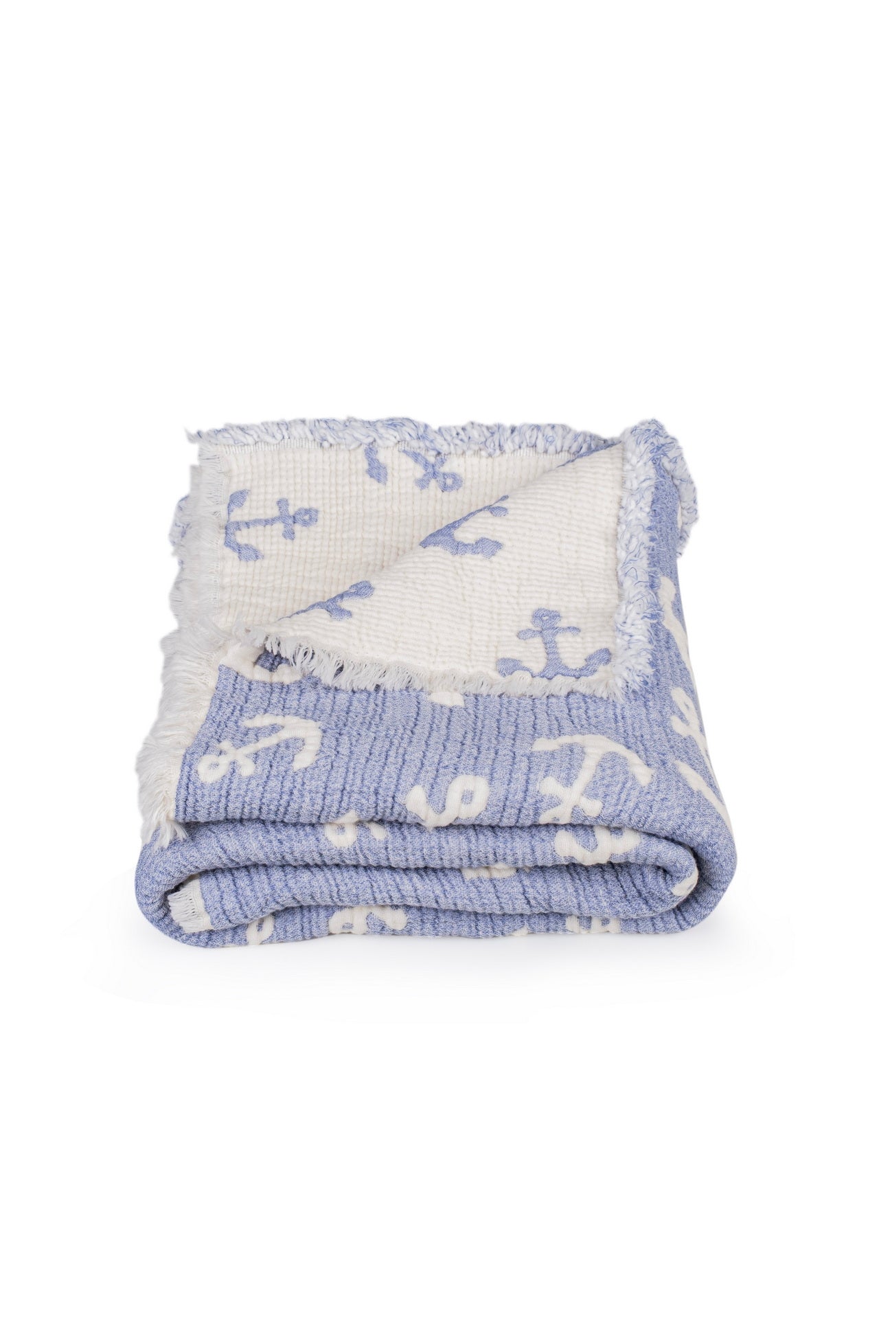 Муслінове покривало Saheser Baby 110 х 120 см. Anchor Mavi