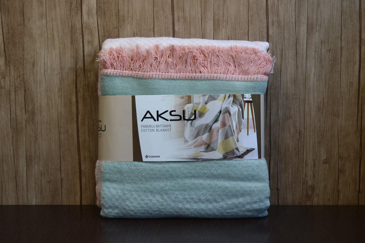 Плед Aksu 180×220 см. Montant Pembe
