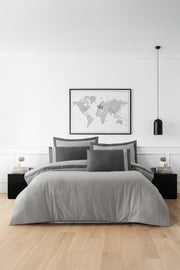 Постільна білизна La Romano Mona Premium Satin 300TC 200×220см Alara Ash