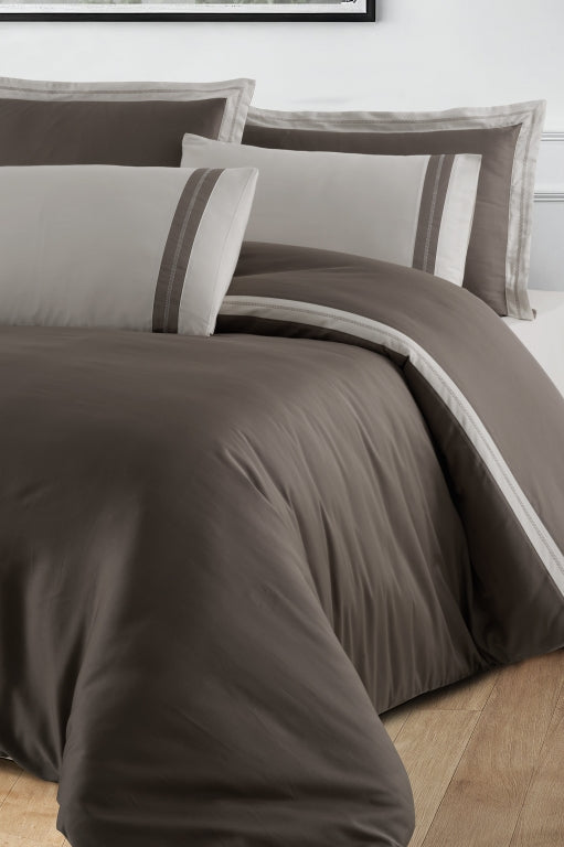 Постільна білизна La Romano Mona Premium Satin 300TC 200×220см Alara Iron