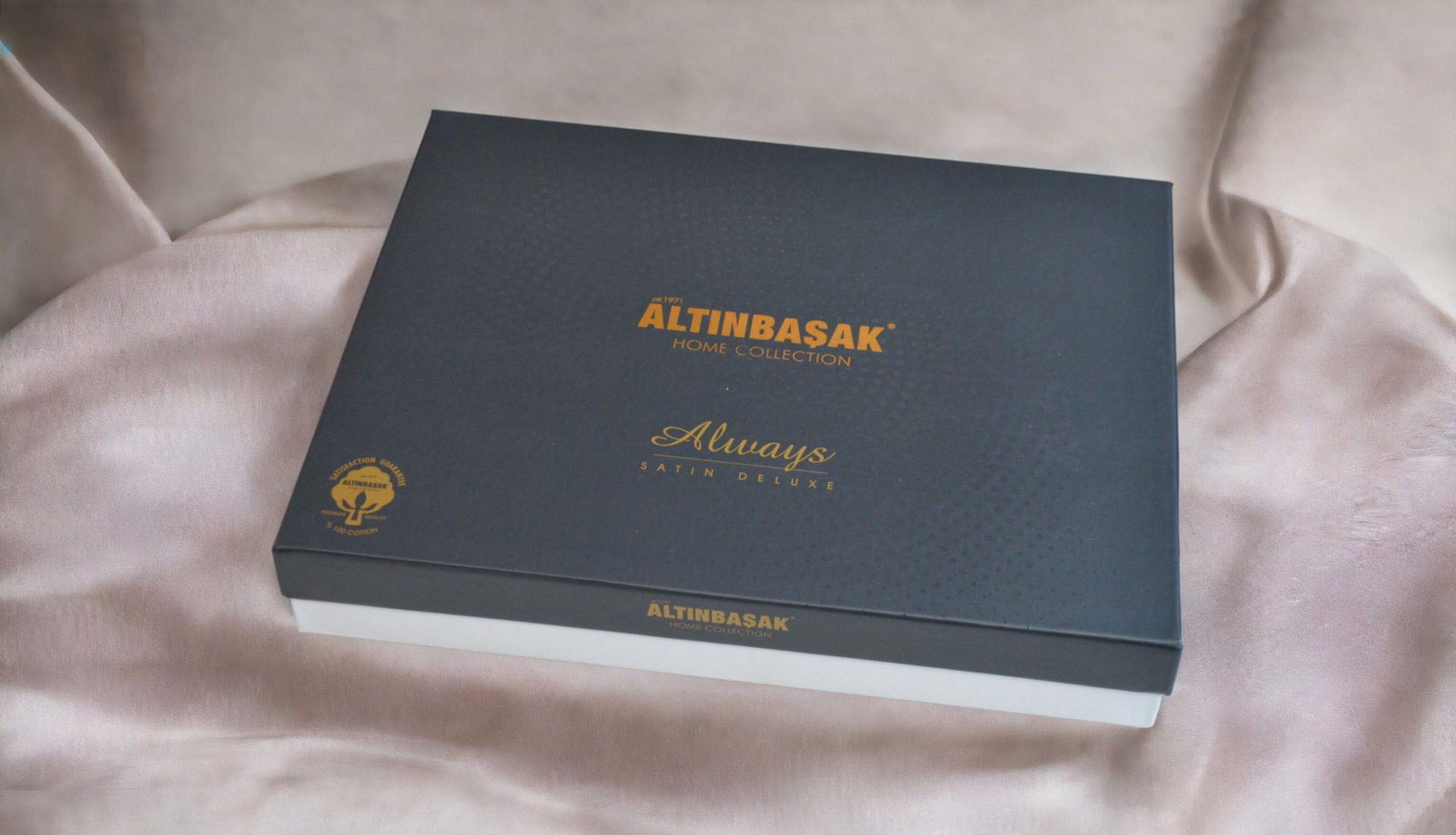 Постільна білизна Altinbasak Satin 160 х 220 см Always Gris