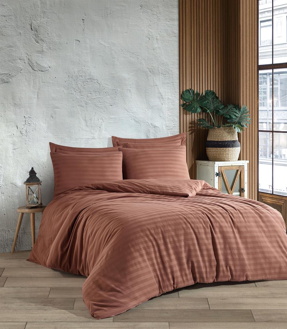 Постільна білизна Altinbasak Satin 160 х 220 см Always Cinnamon