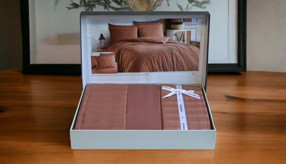 Постільна білизна Altinbasak Satin 160 х 220 см Always Cinnamon