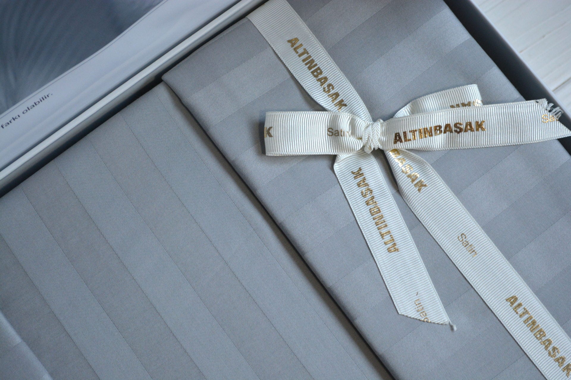 Постільна білизна Altinbasak Satin 160 х 220 см Always Gri