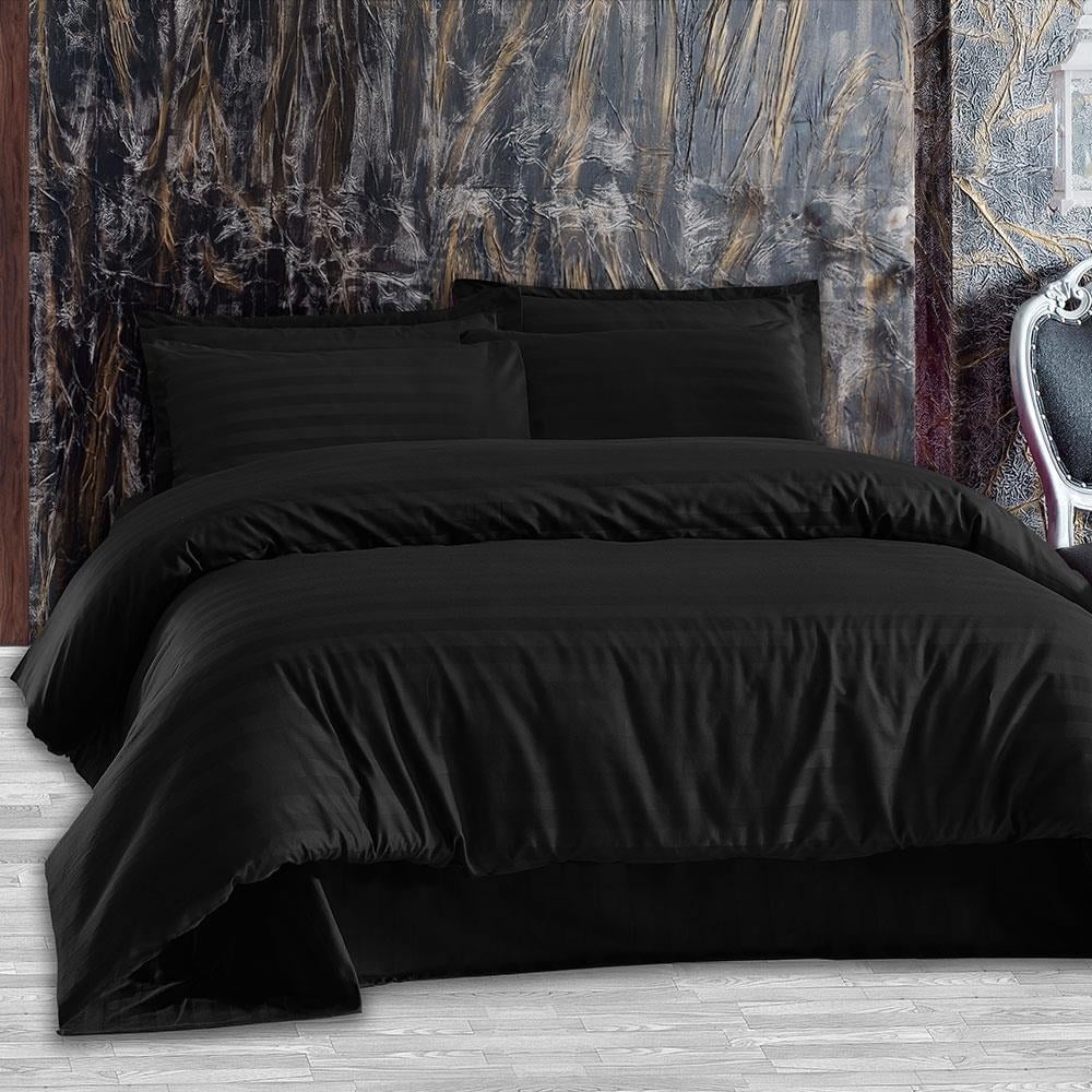 Постільна білизна Altinbasak Satin 160 х 220 см Always Siyah
