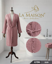 Жіночий мусліновий халат La Maison Alyona Blush