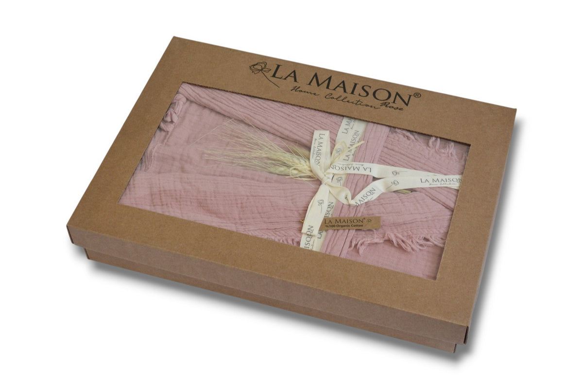Жіночий мусліновий халат La Maison Alyona Blush