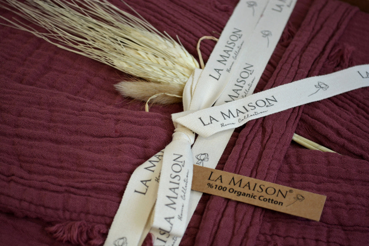 Жіночий мусліновий халат La Maison Alyona Cherry