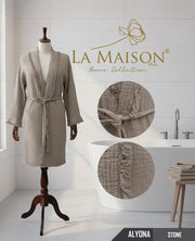 Жіночий мусліновий халат La Maison Alyona Stone