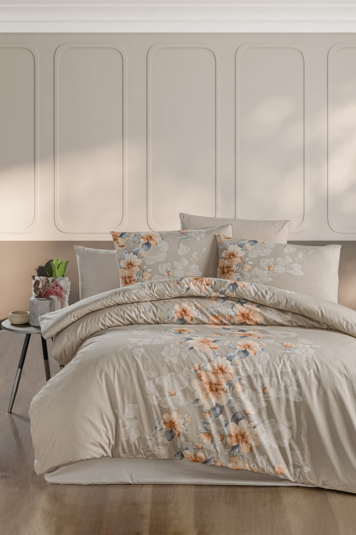 Постільна білизна First Choice Ranforce 160 х 220 см Annabel Cappucino